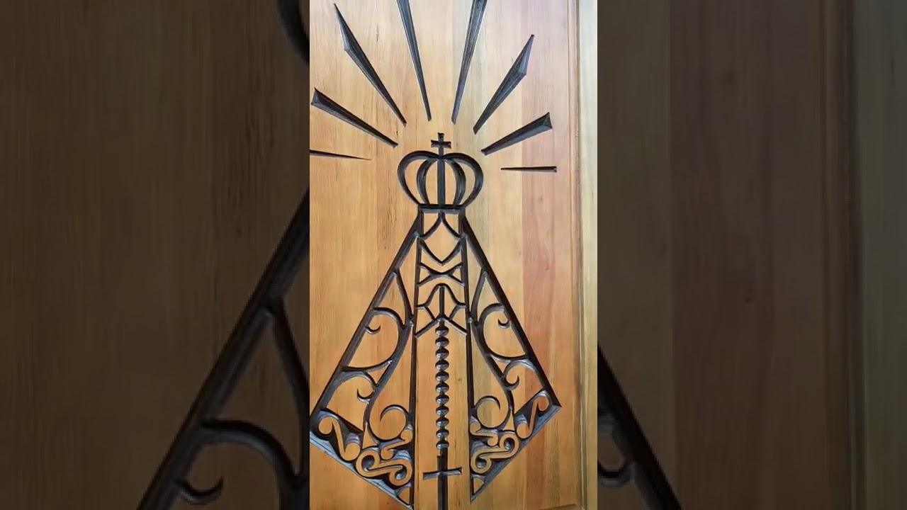 PORTA ENTALHADA MADEIRA MACIÇA SANTA-ORÇAMENTOS 45998427035