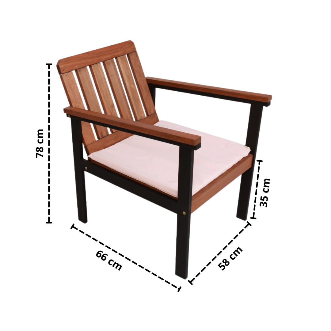 Conjunto Mesa E 4 Cadeiras Madeira Munik Furo Para Ombrelone - Garimmpo  Cedro Rosa - Loja de Móveis de Madeira & Industriais