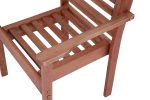 Conjunto Mesa E 4 Cadeiras Madeira Munik Furo Para Ombrelone - Imagem 8