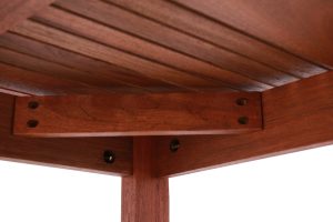 Mesa Madeira Oitavada Com Furo Para Ombrelone - Imagem 8
