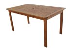 Conjunto Madeira Mesa E 6 Cadeiras West - Imagem 2