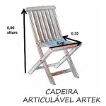 Conjunto Madeira Mesa E 6 Cadeiras West - Imagem 5