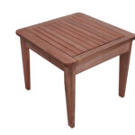 Mesa Centro Lateral Apoio Em Madeira Maciça Roma