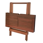 Mesa Madeira Dobrável Artek Furo para Ombrelone - Imagem 5