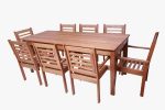 Conjunto Mesa e 6 Cadeiras Madeira Maciça Churrasco Gourmet - Imagem 3