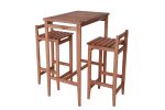 Conjunto Bistrô Mesa e Duas Banquetas
