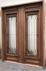 Portal Madeira Maciça modelo Zeus Grade inteira  Coração - Imagem 2