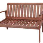 Banco Namoradeira Sofá Em Madeira Maciça San Martino