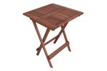 Conjunto Turin Quadrado Mesa Dobrável 60x60 Com Banquetas - Imagem 3