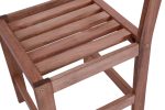 Conjunto Madeira Maciça Mesa Retangular 4 Cadeiras Fiera - Imagem 8