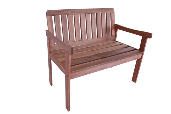 Conjunto Siror 3 Peças Namoradeira, Poltronas Para Jardim Em Madeira Maciça - Imagem 4