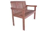Conjunto Siror 3 Peças Namoradeira, Poltronas Para Jardim Em Madeira Maciça - Imagem 5
