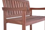 Conjunto Siror 3 Peças Namoradeira, Poltronas Para Jardim Em Madeira Maciça - Imagem 6