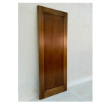 Porta Lavoro Madeira Maciça e painel interno engenheirado de lâmina com batentes e guarnições - Imagem 2